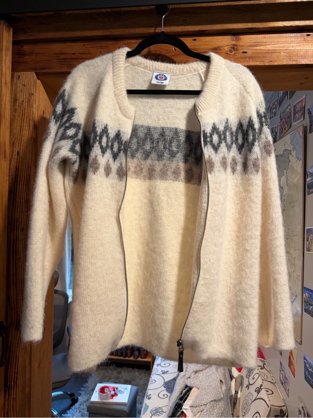 Icelandic Wool Zipper Sweater